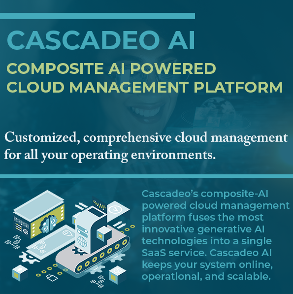 Decorative image representing the front page info of the Cascadeo AI Enterprise Adoption data sheet.